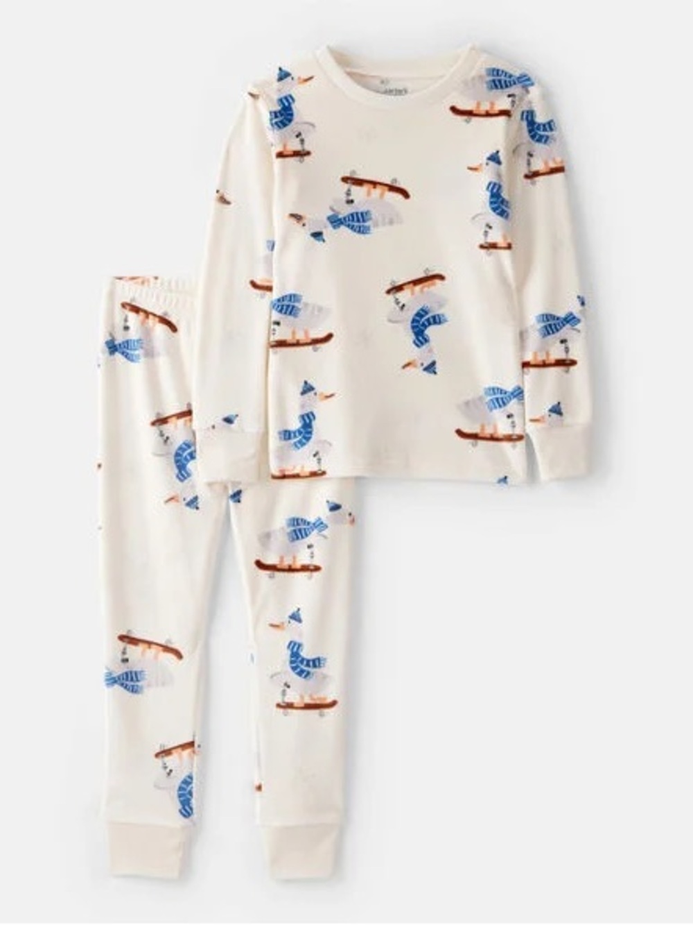 Carters Toddler Goose Dream Plush Snug Fit Pajamas, 3T